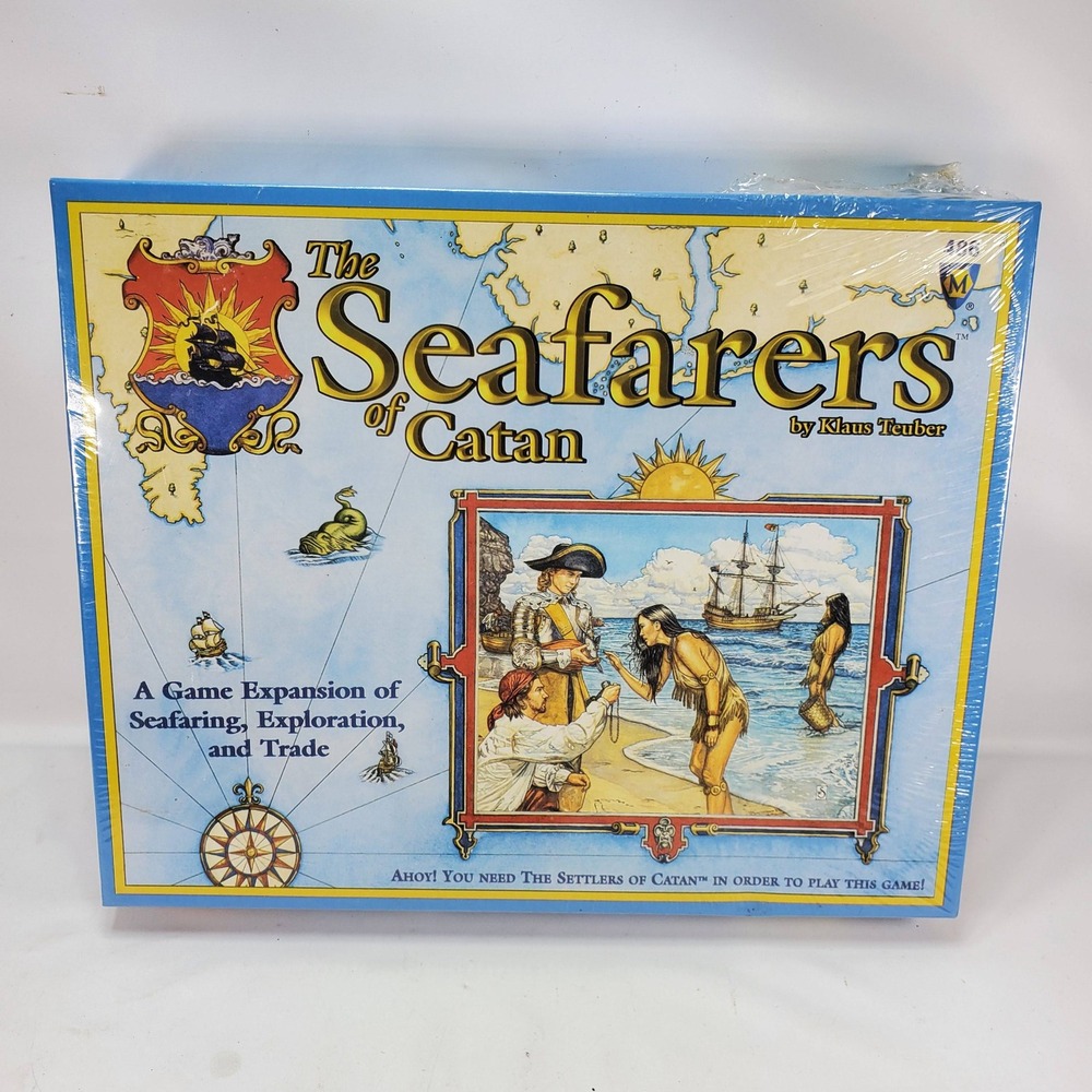 Mayfair Games The Seafarers of Catan Board Game Blue 1998 Expansion 486 NEW